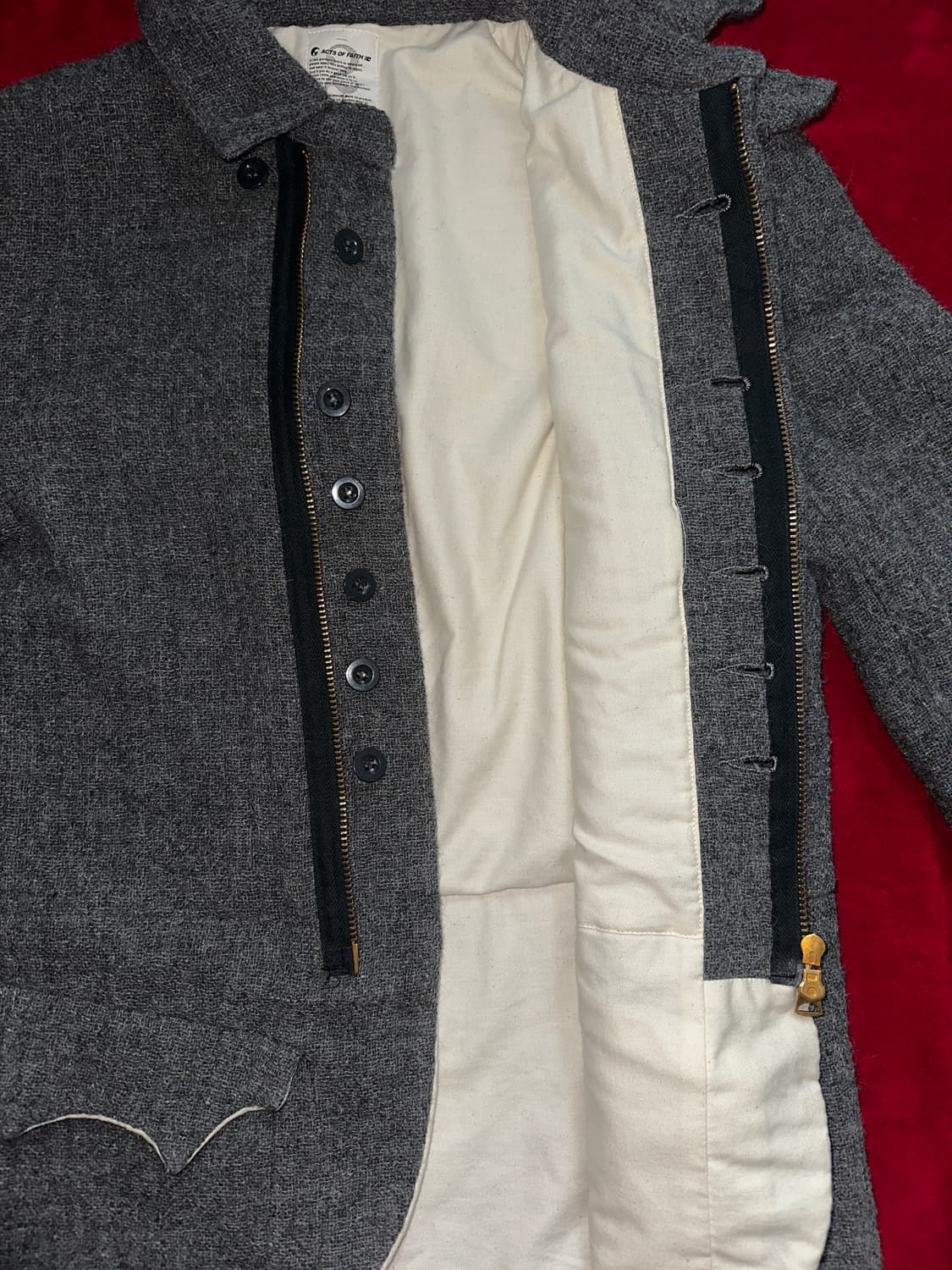 아뜰리에 수직 베틀 울 자켓 상품이미지4