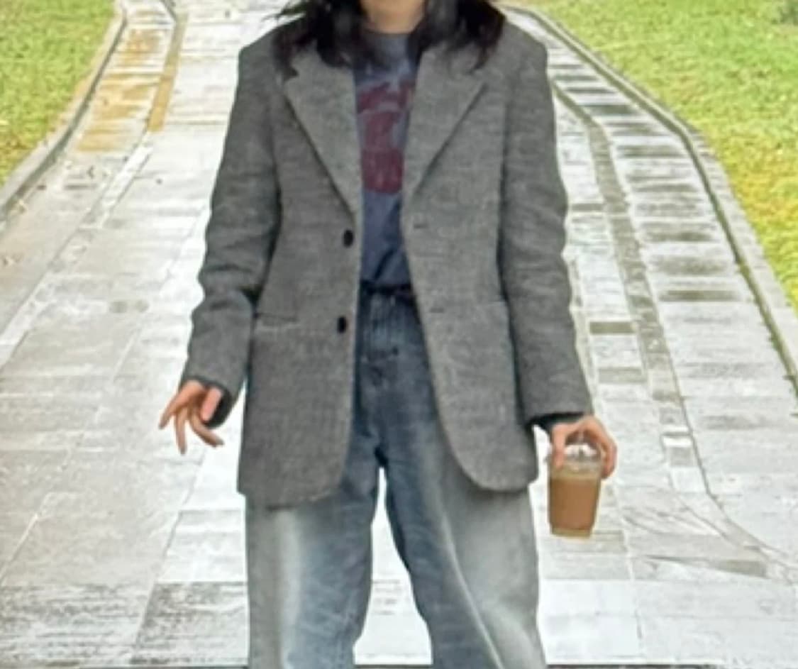 던스트 회색코트 상품이미지2