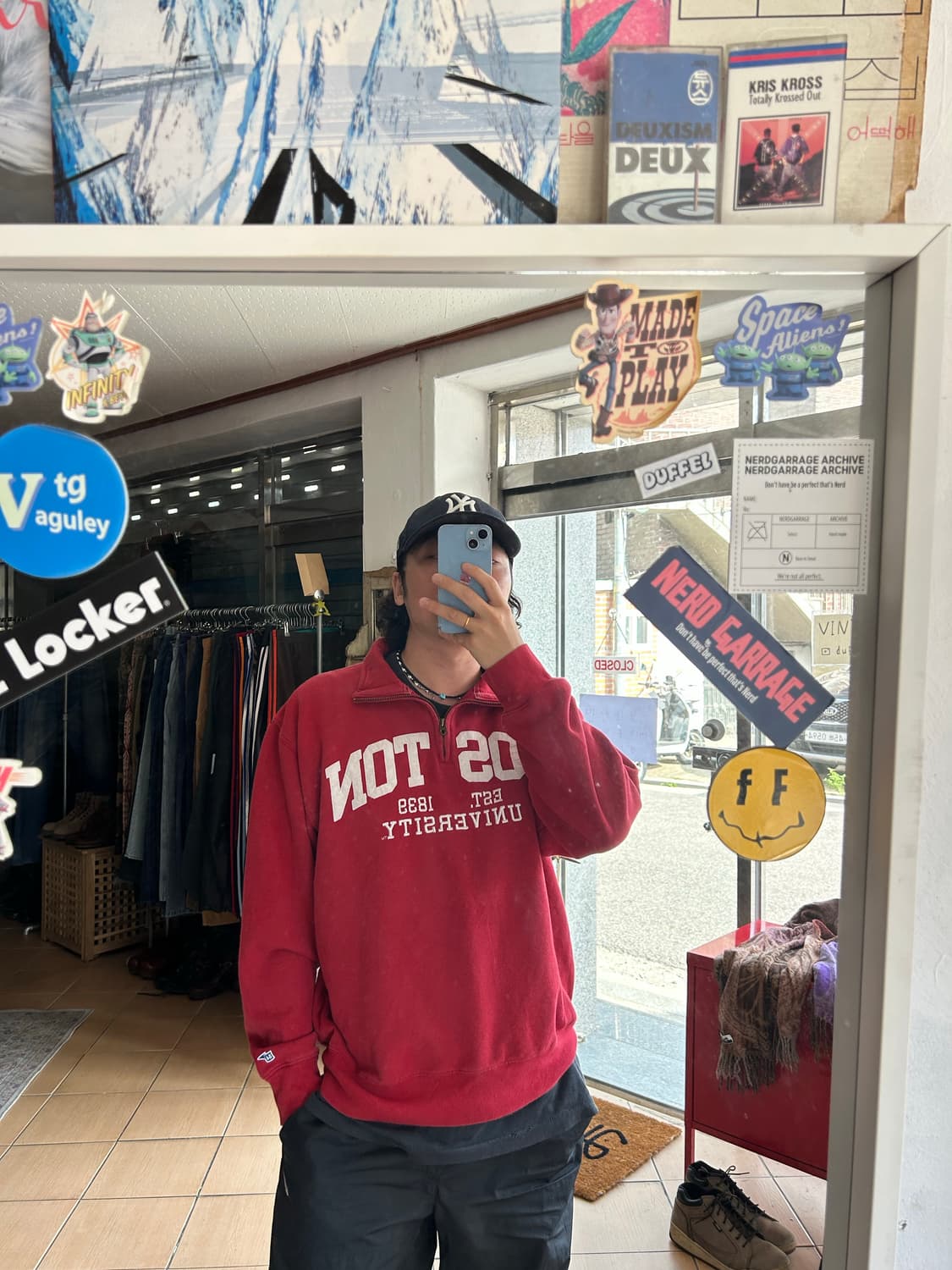90,00‘s Boston university sweat 상품이미지7