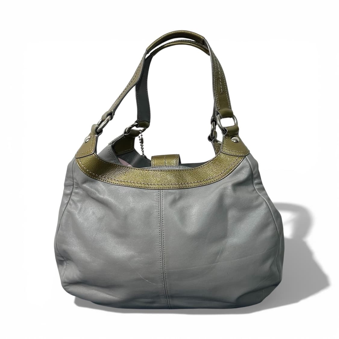 코치 가죽 빈티지 soho lynn 숄더백 그레이 상품이미지2