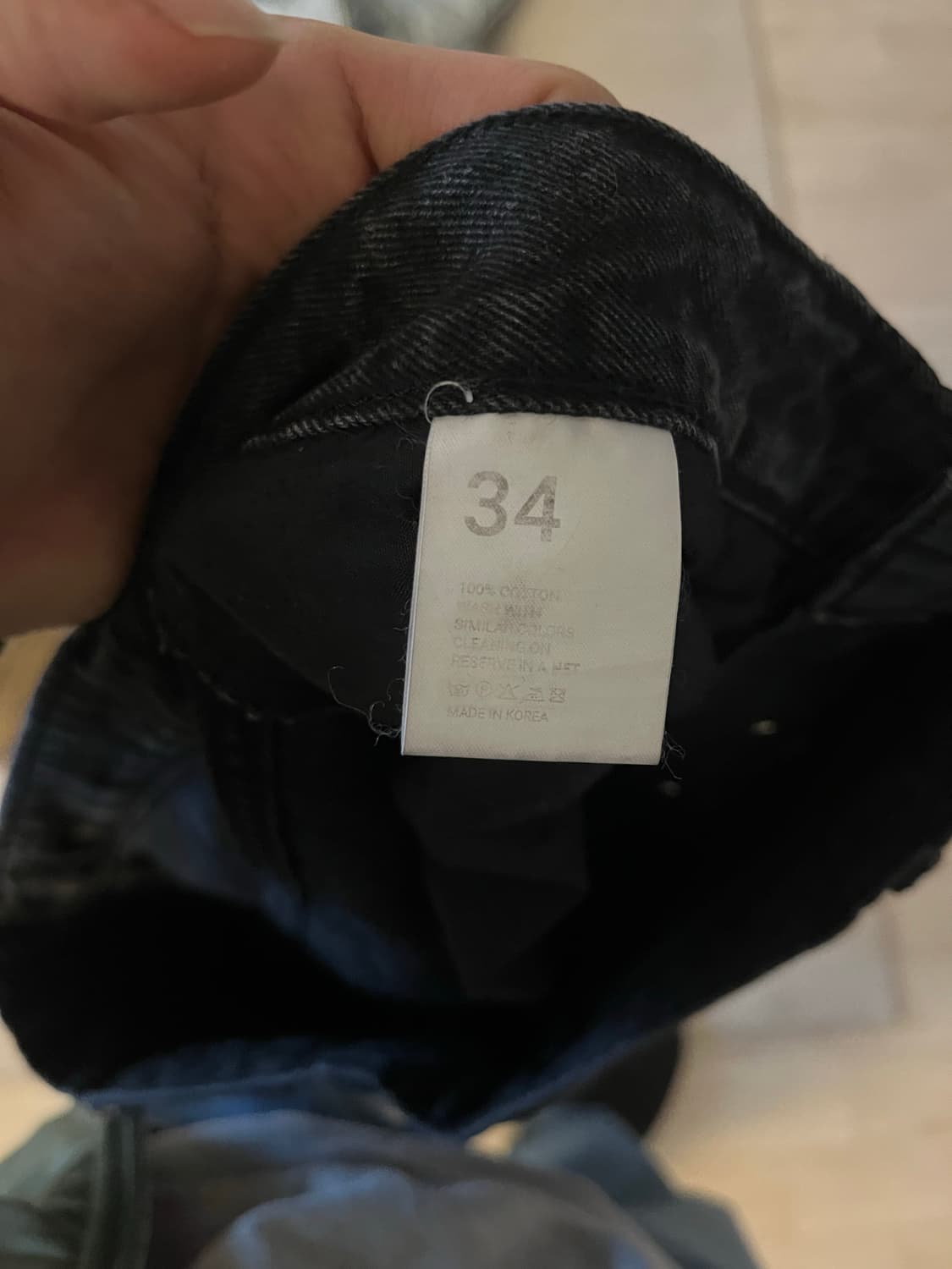 Mer black denim 상품이미지2