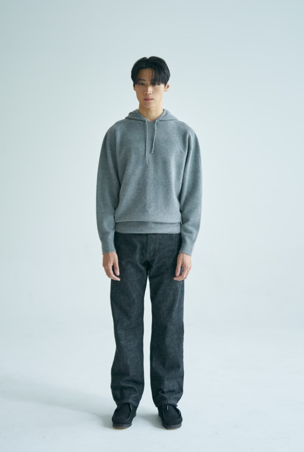 3] 폴브레이크 질롱 후드 니트 그레이 색상  판매합니다 상품이미지1