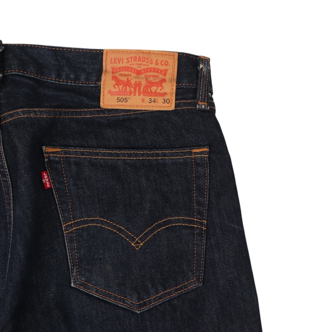 리바이스 505 레귤러 진 데님팬츠 상품이미지3