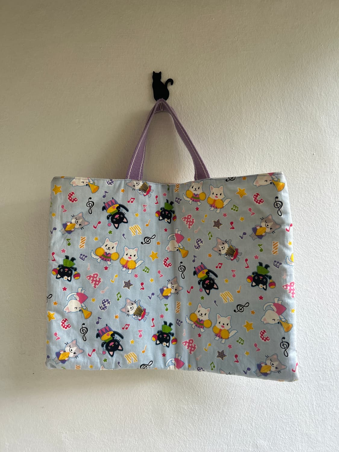 음표 고양이 손가방  상품이미지4