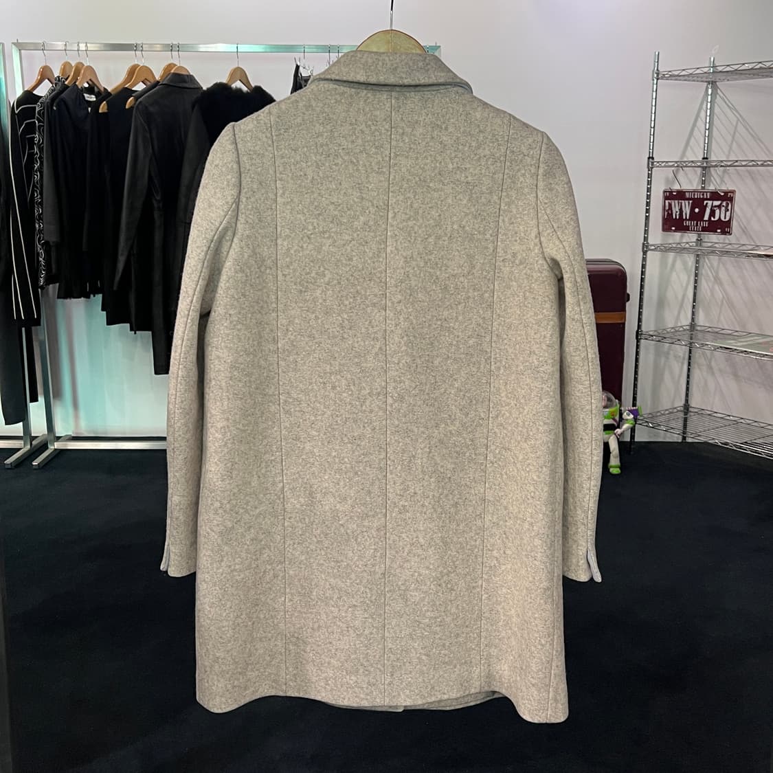 [55] DEWL 듀엘 울 싱글코트 멜란지그레이 상품이미지2