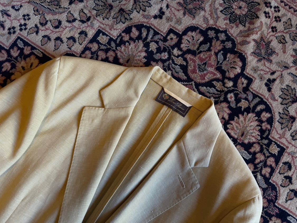 로로피아나 울 리넨 테일러드 자켓 100 상품이미지2