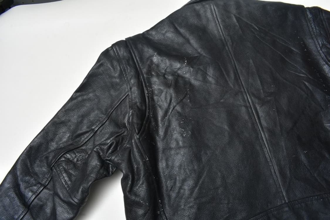 90S 리얼 레더 라이더 가죽 자켓 XL N1159 상품이미지4