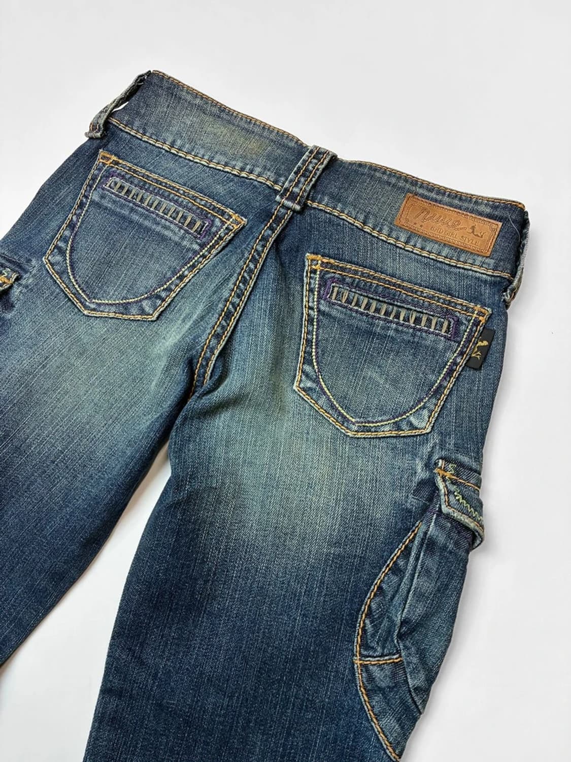 NUVE 00's Y2K  페어리 부츠컷 데님 팬츠 PN5574    상품이미지7