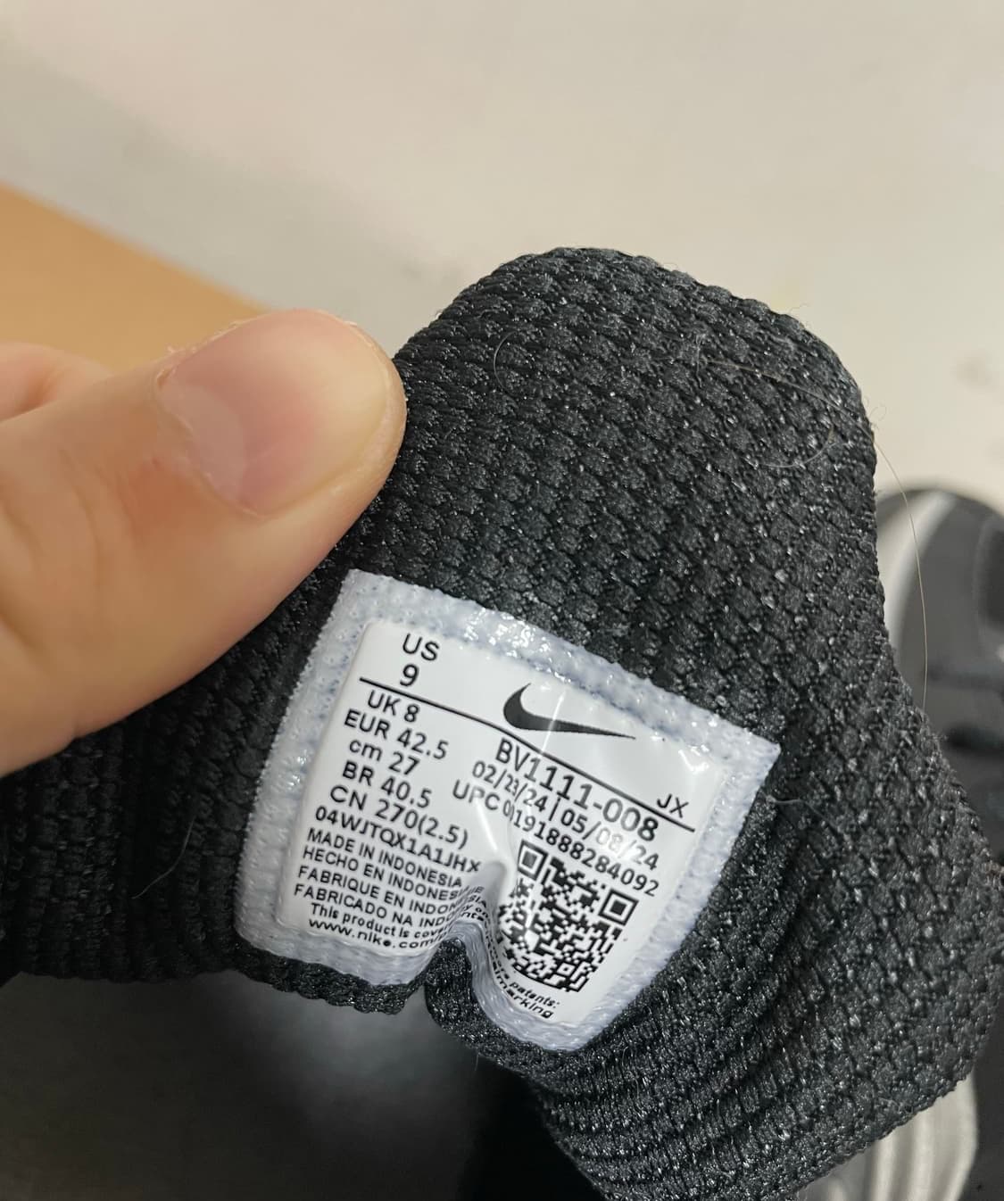 나이키 샥스 r4  블랙메탈릭실버/270 상품이미지3