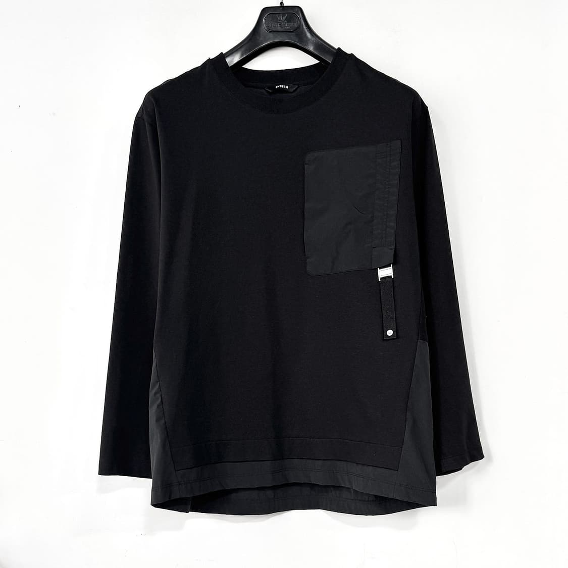 시스템옴므 텍스처 블록 롱 슬리브 상품이미지1