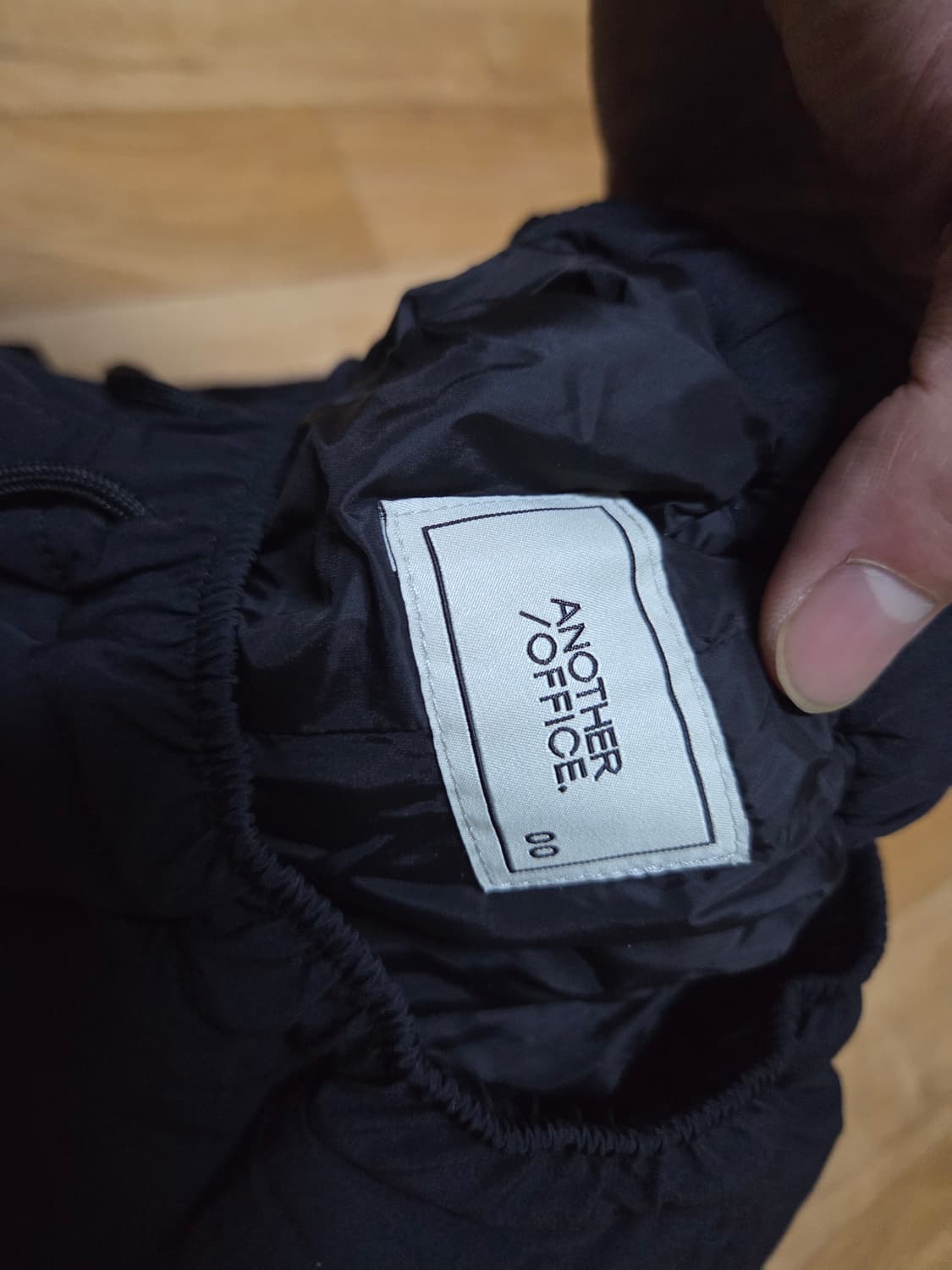 어나더오피스 인슐레이션 팬츠 블랙 0사이즈 상품이미지4