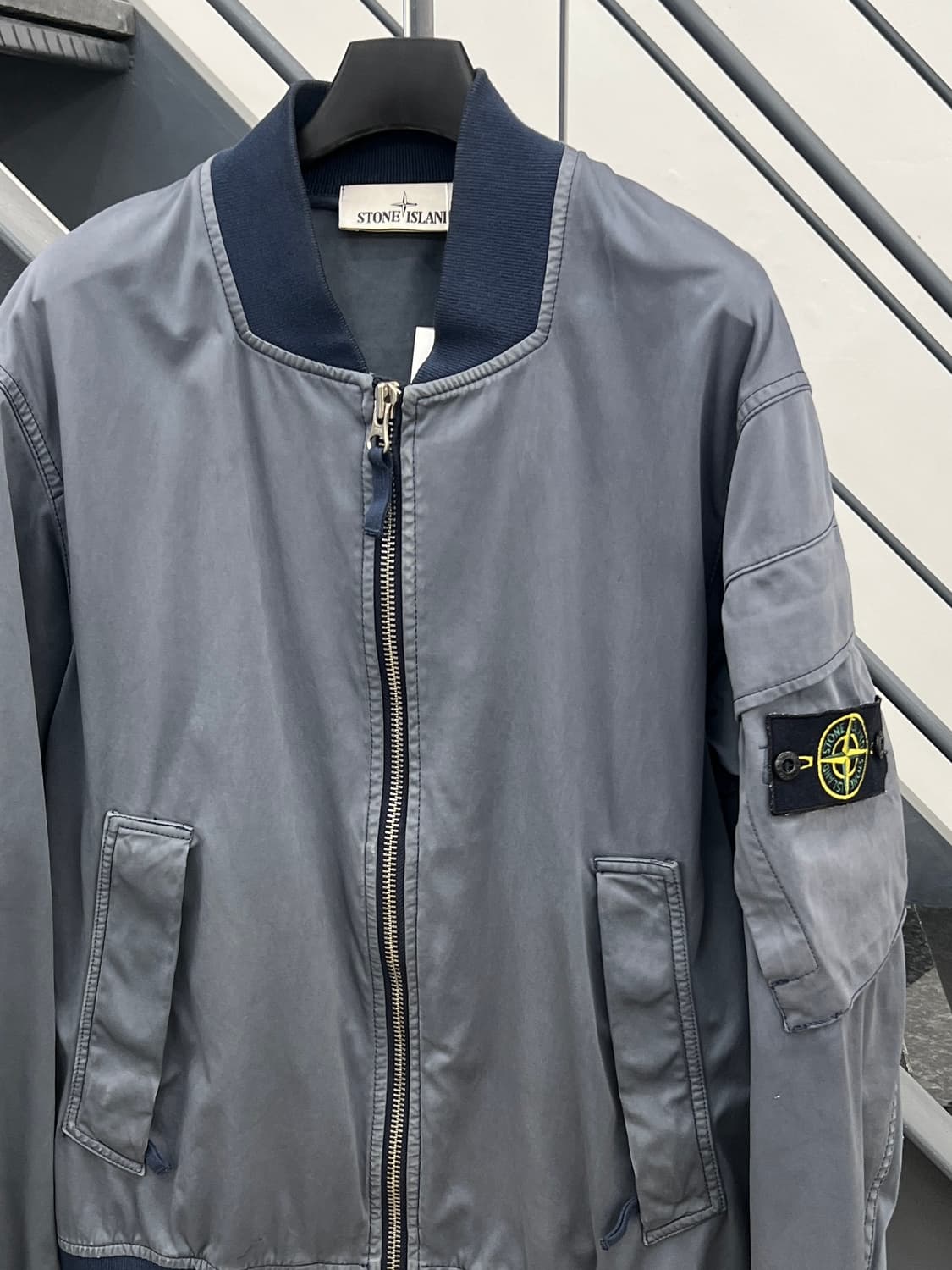 스톤아일랜드 다비드 져지 -TC MA-1 블루종 상품이미지2