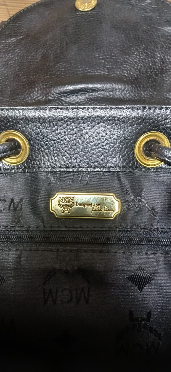 MCM 블랙 가죽 백팩  상품이미지9