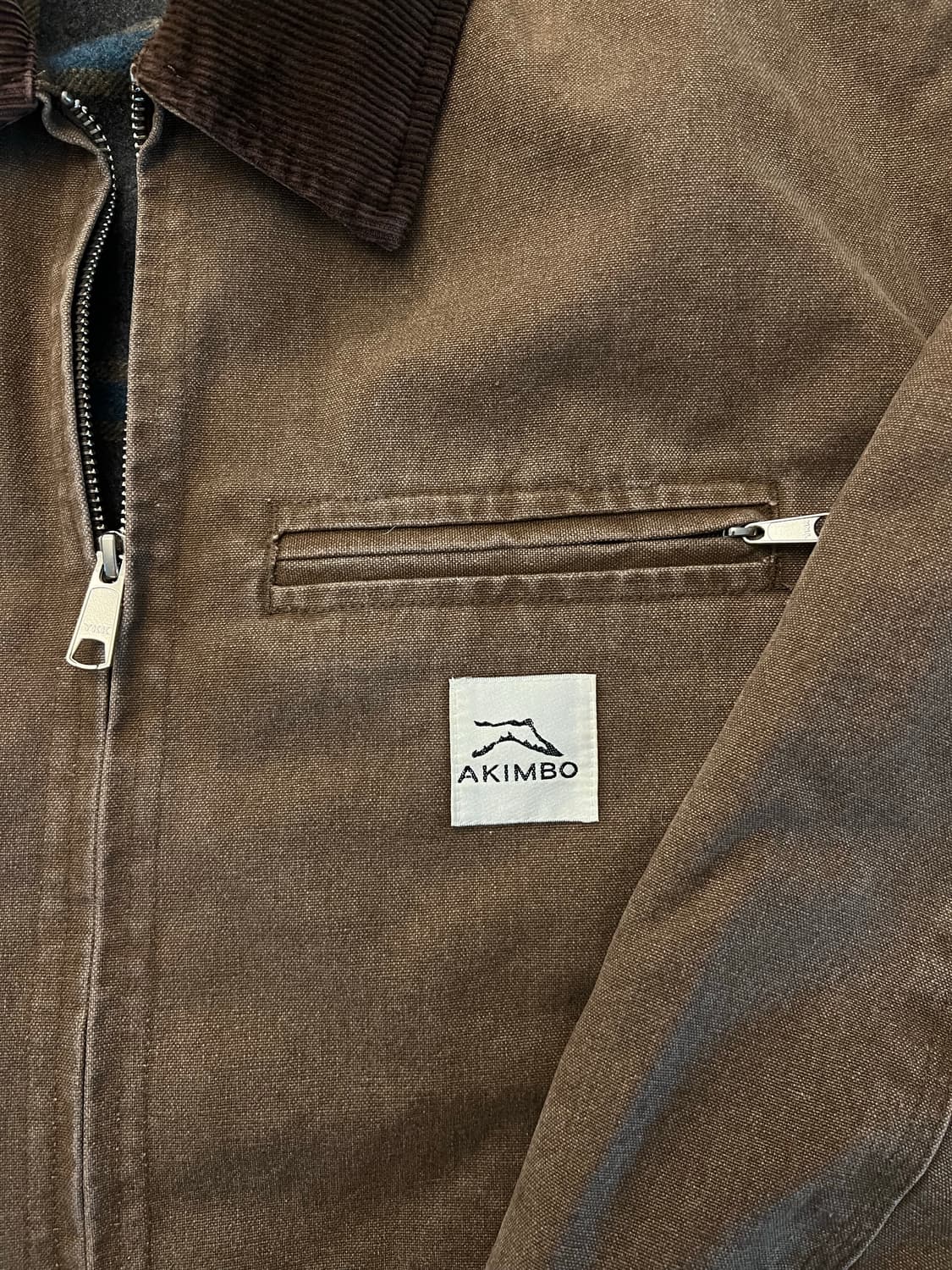 아킴보 클럽 layton 워크 자켓 브라운 L 상품이미지6