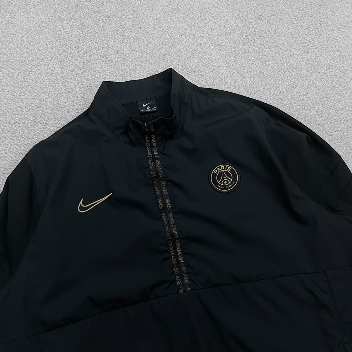 나이키 파리생제르망 토탈90 트랙 하프집업 자켓 블랙 상품이미지2