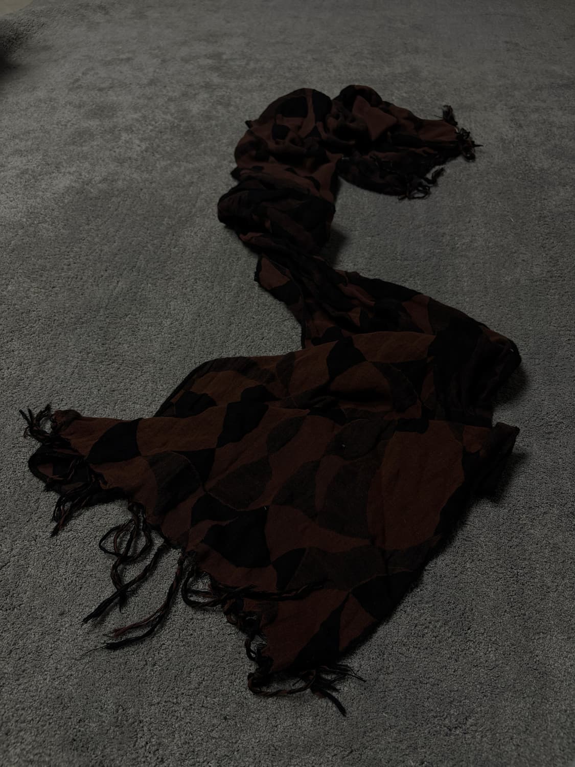 Vintage minimal grunge mood scarf 상품이미지1