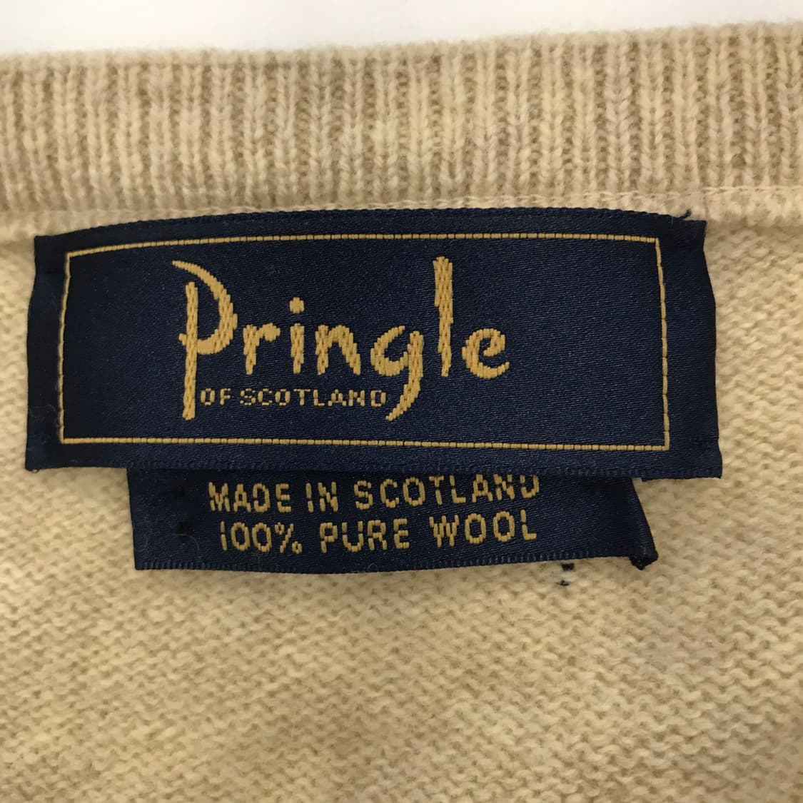 Pringle 프링글 스코틀랜드 울100프로 아가일 니트 [M사이즈] 상품이미지5