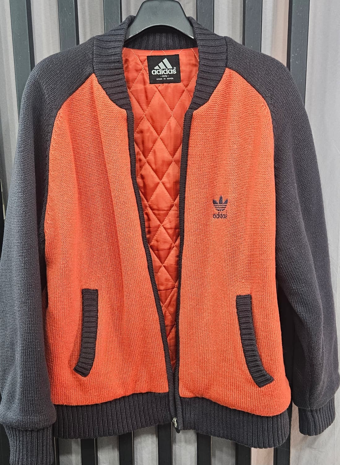 아디다스 Y2K 울 혼방 스웨트 집업 자켓 105~110 상품이미지3
