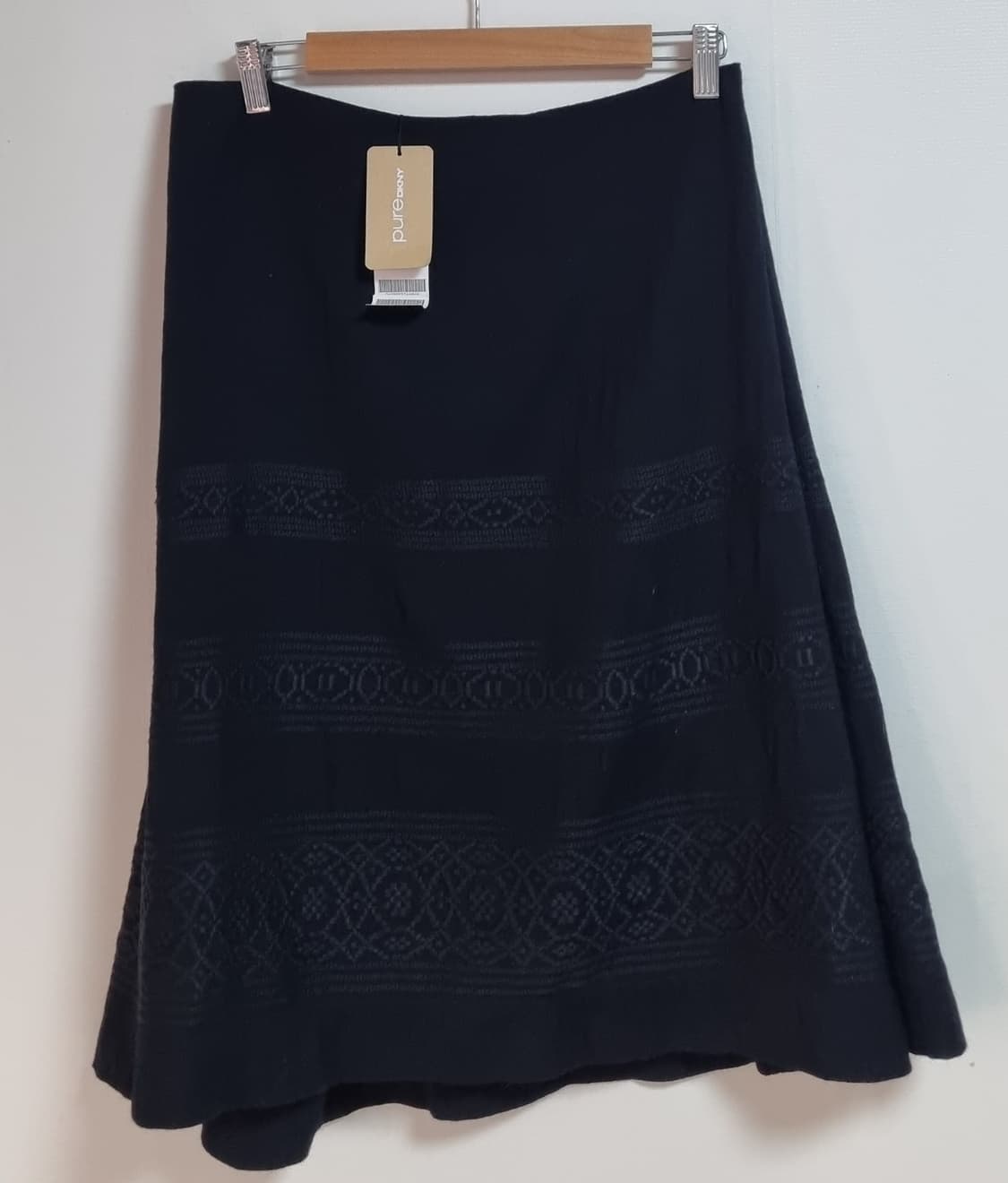 새상품) S (55) DKNY 블랙 울100& 스커트 정가49만원 상품이미지1