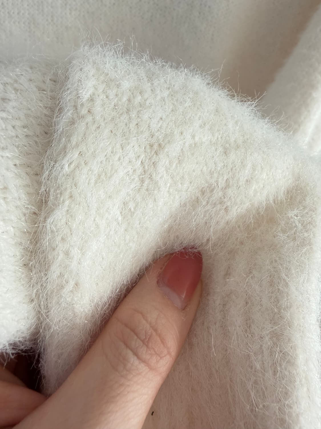 GLACIER 오픈형 앙고라 가디건 상품이미지5