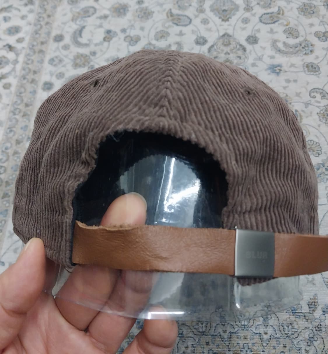 BLUR 코듀로이 볼캡 브라운 F 상품이미지5