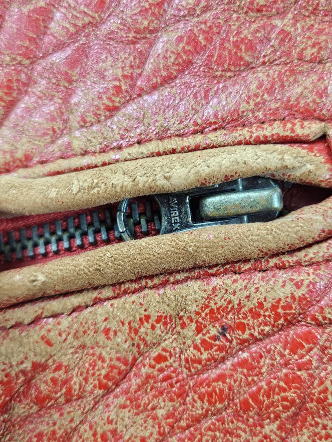 아비렉스 올프로 챔스 홀스하이드 가죽 봄버 자켓 ( M ) / 11110 상품이미지6