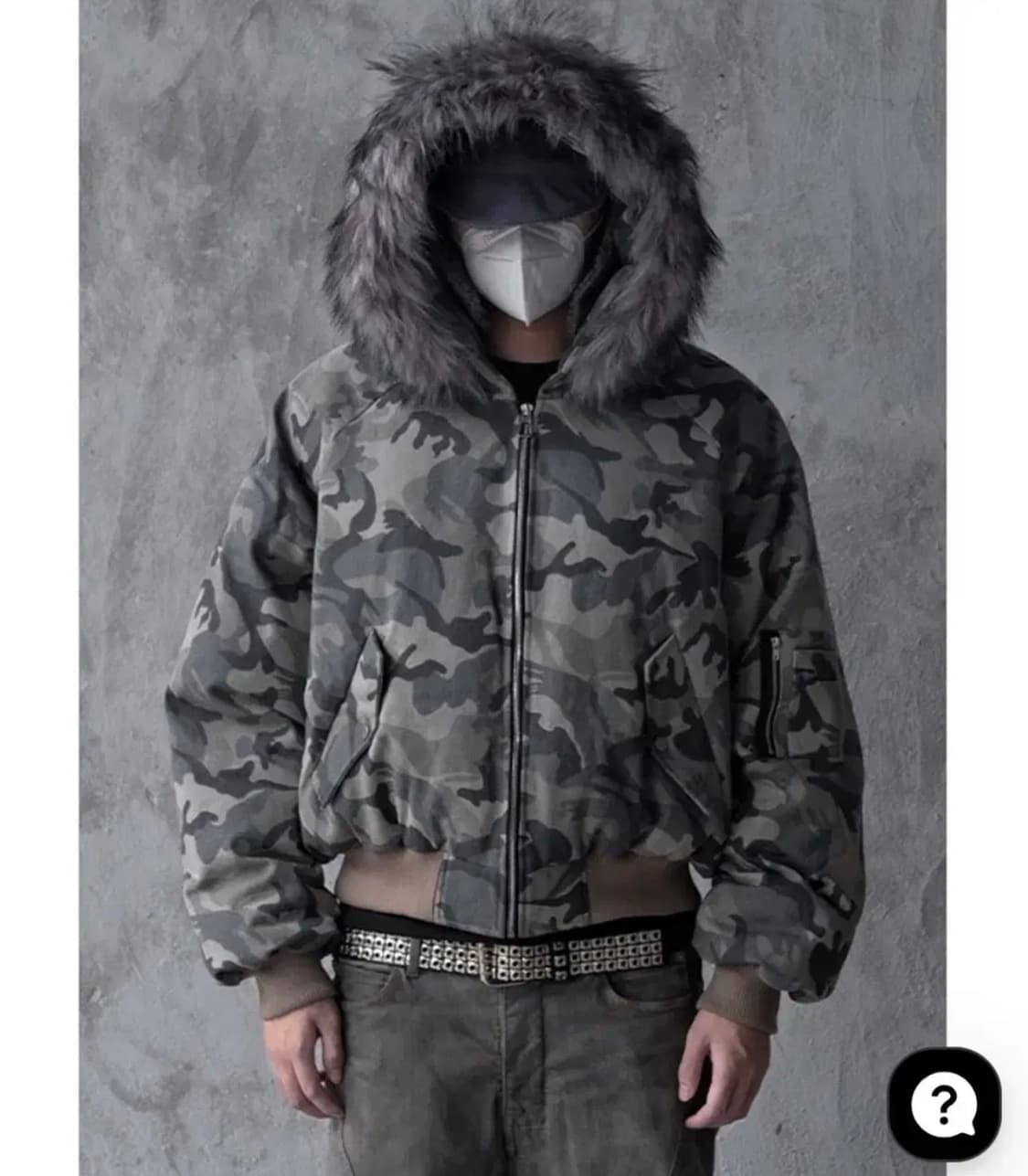 비엑세스 카모 봄버 자켓 상품이미지2