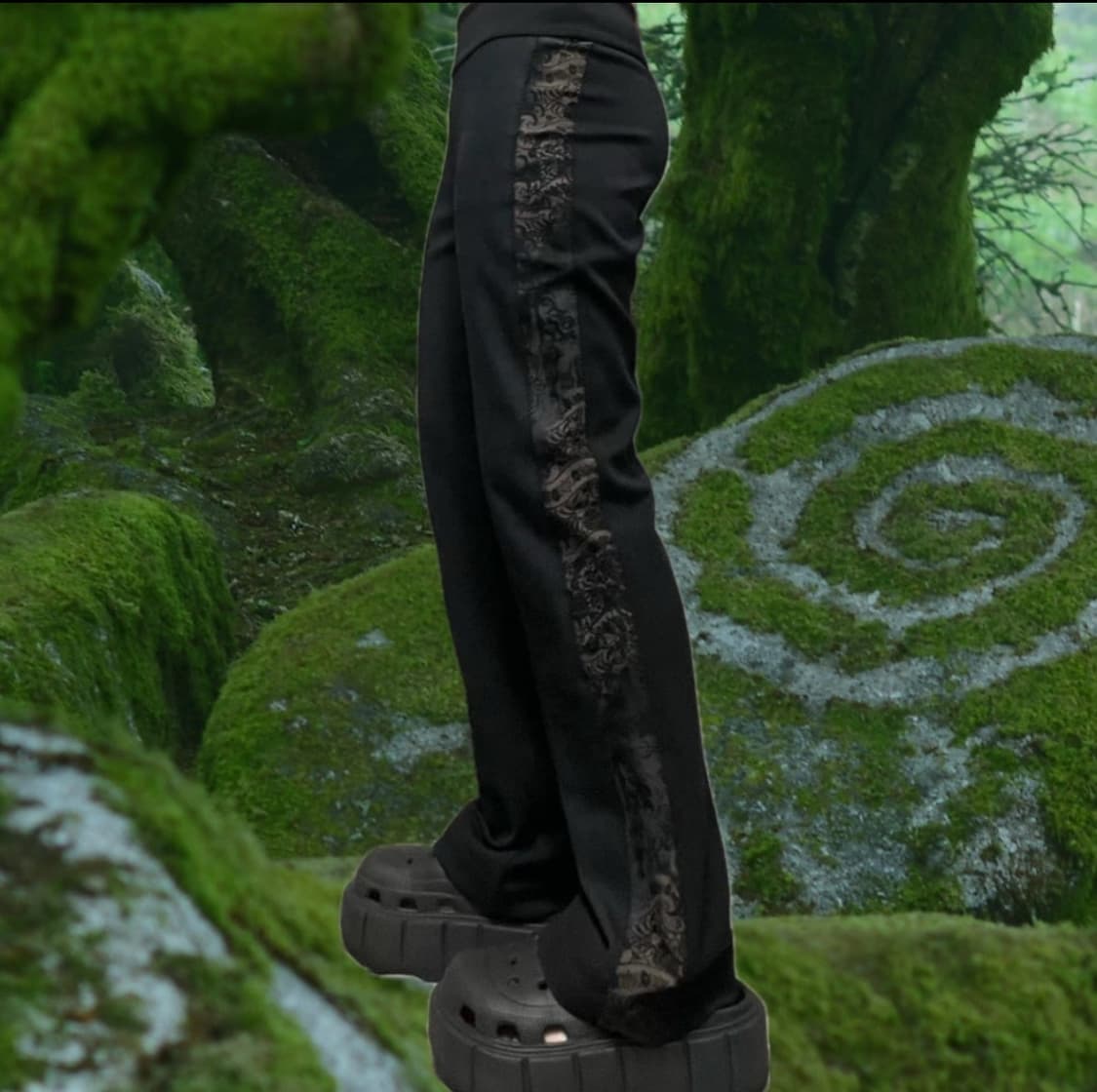 빈티지 사이드라인 포인트 부츠컷 팬츠 상품이미지3