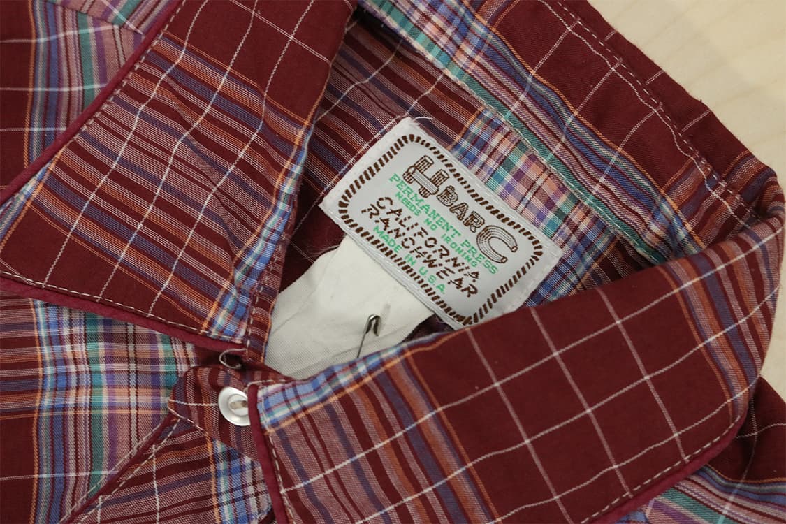  H Bar C 체크 웨스턴 셔츠 상품이미지7