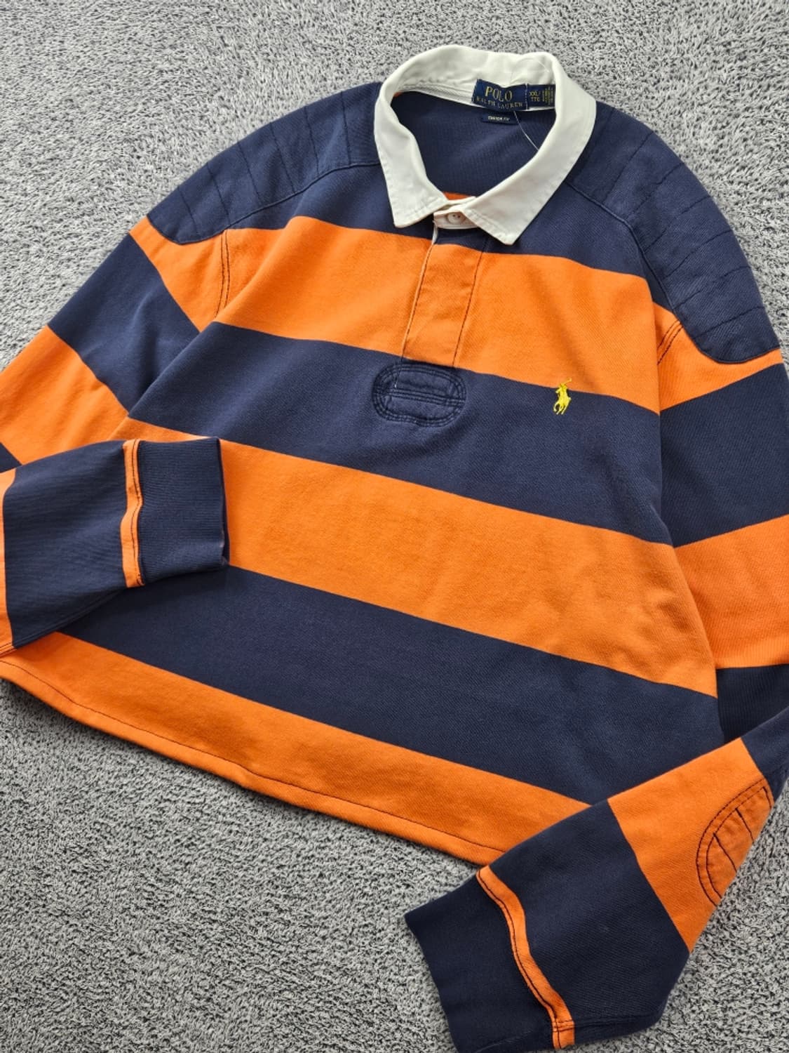 폴로랄프로렌 스트라이프 럭비 티셔츠 크롭커스텀 ( 2XL )/ 11842 상품이미지6