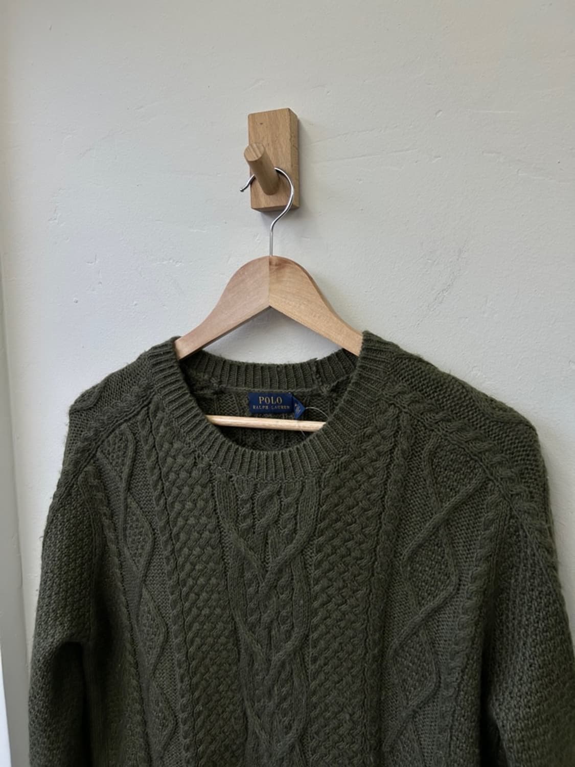 15679 - 폴로 랄프로렌 카키 케이블 니트 상품이미지1