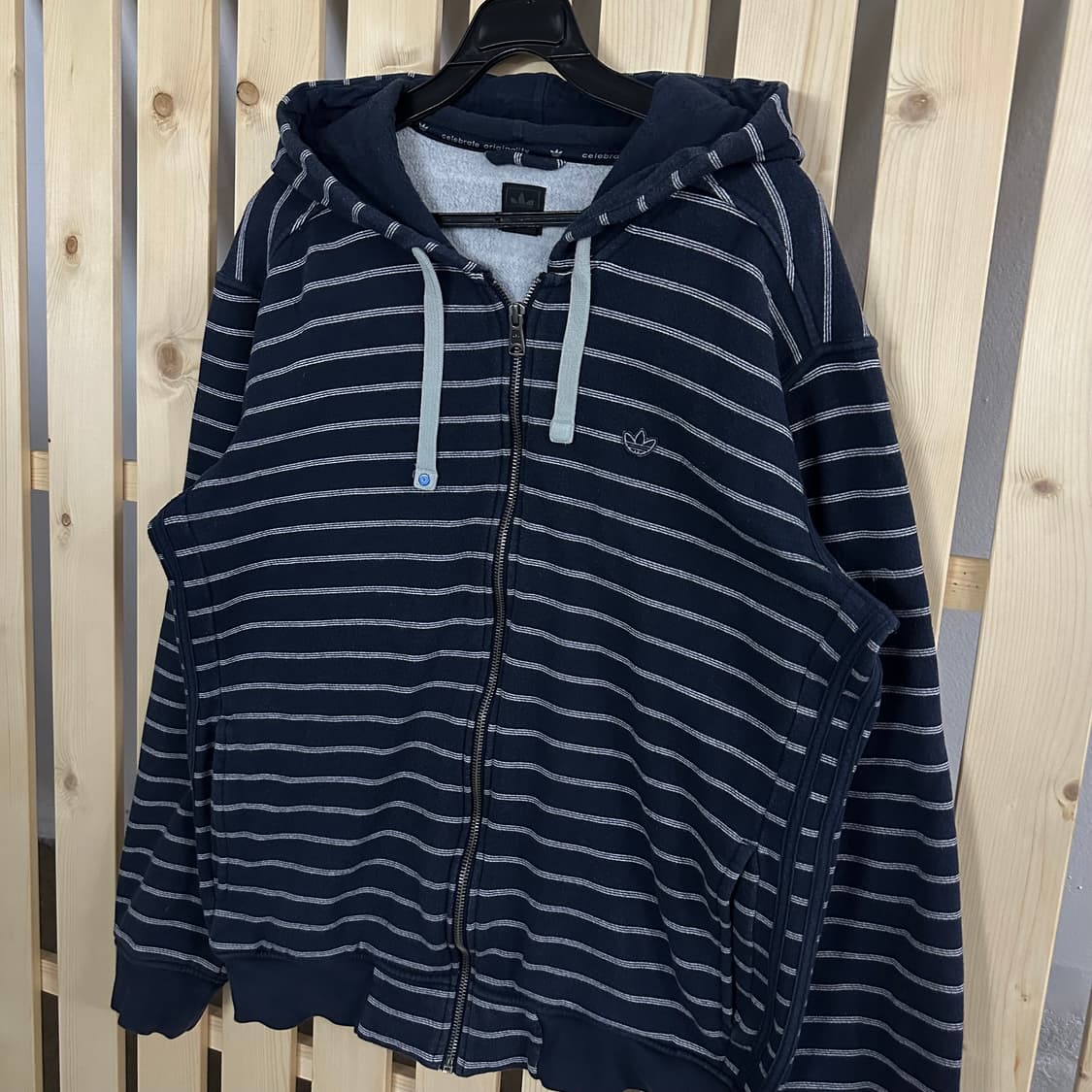 (L) 아디다스 네이비 스프라이트 후드집업 상품이미지2