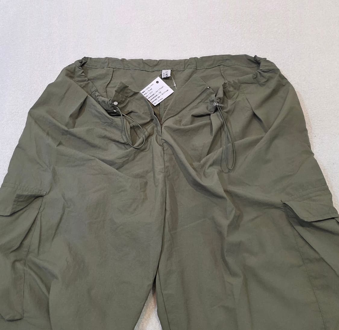 와이드 카고 바지 <조임쇠끈> 상품이미지2