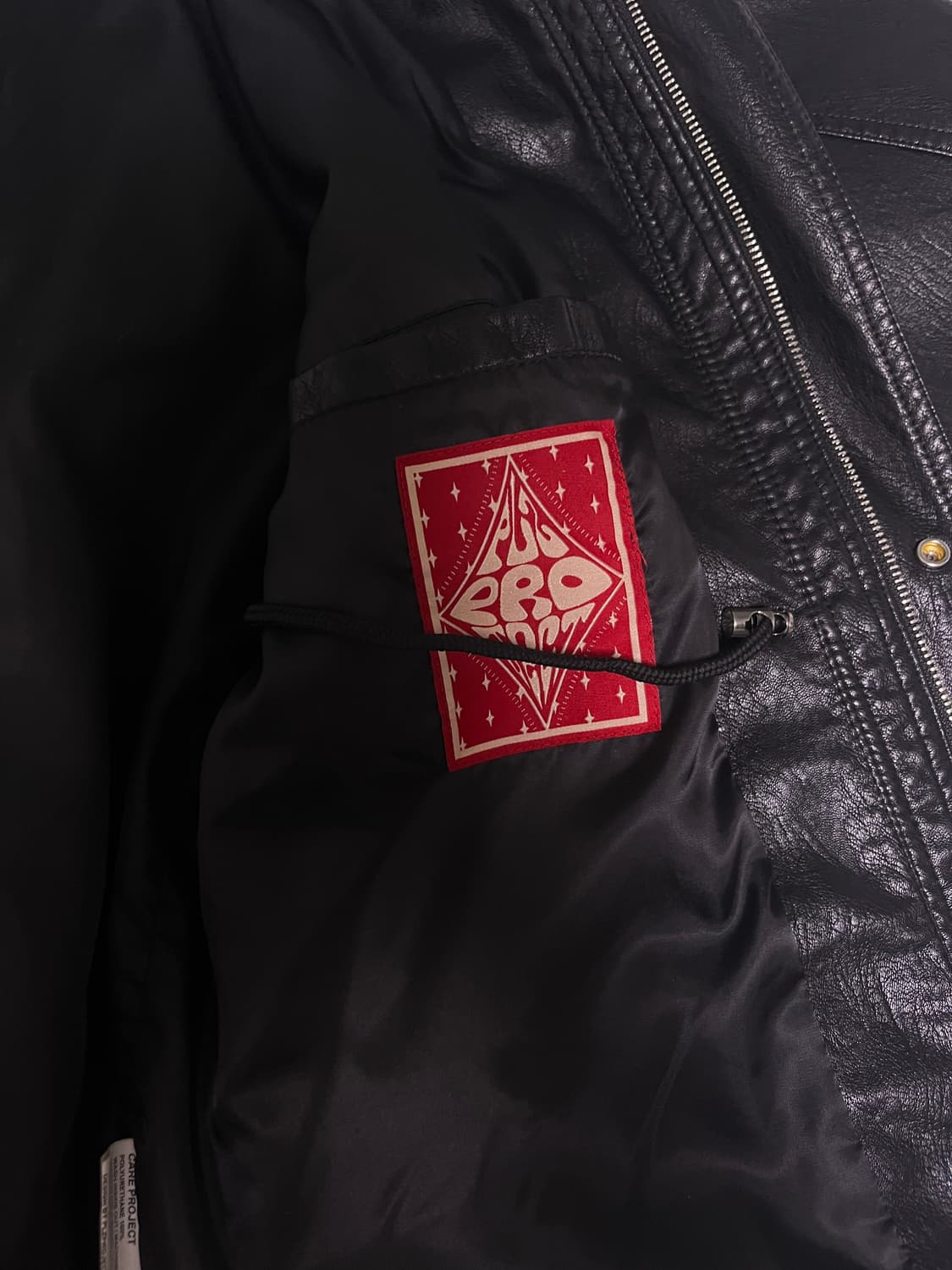 플리즈프로젝트 비건 레더 미들 자켓 상품이미지8