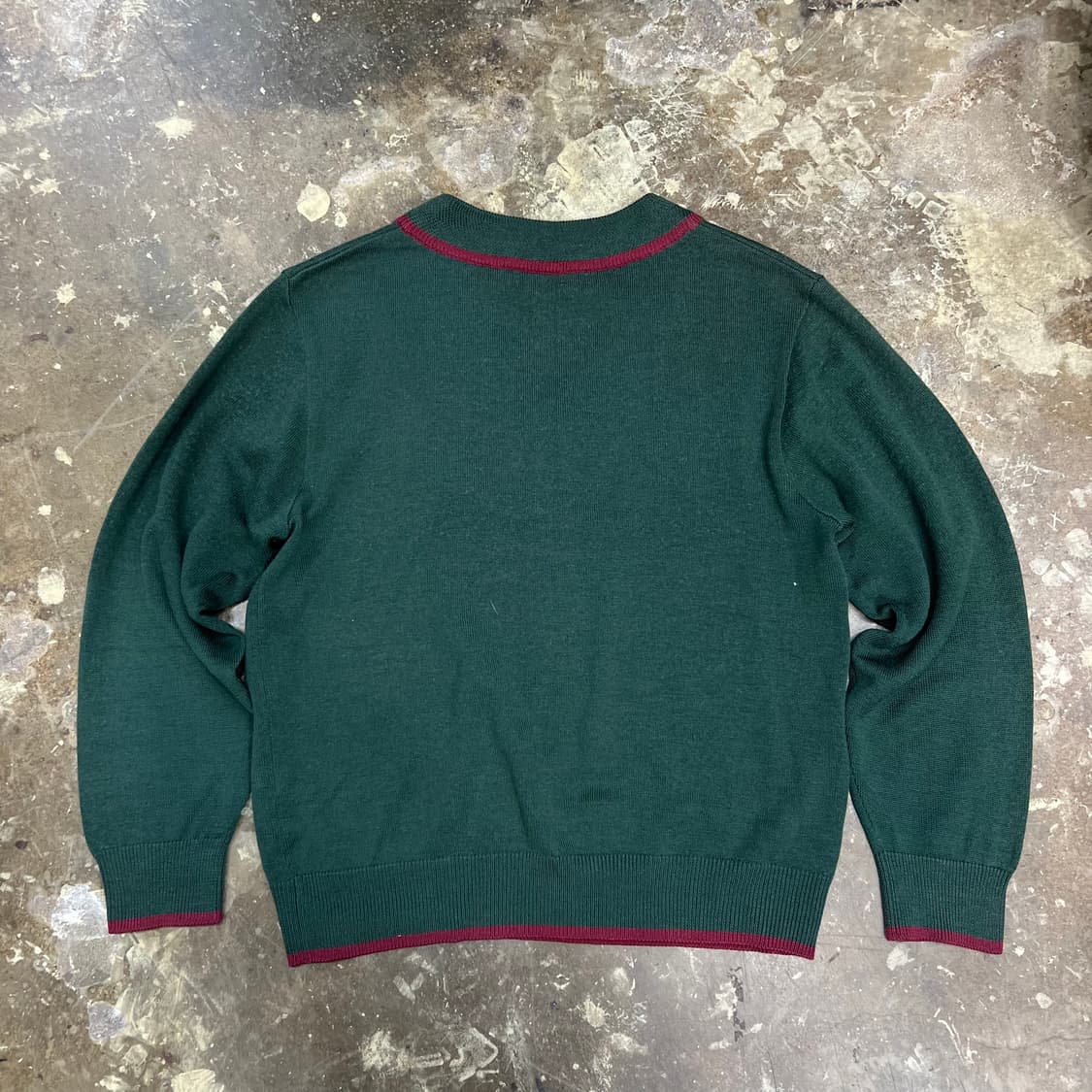 100) 90s 나이키 빈티지 브이넥 니트 스웨터 레어템 상품이미지4