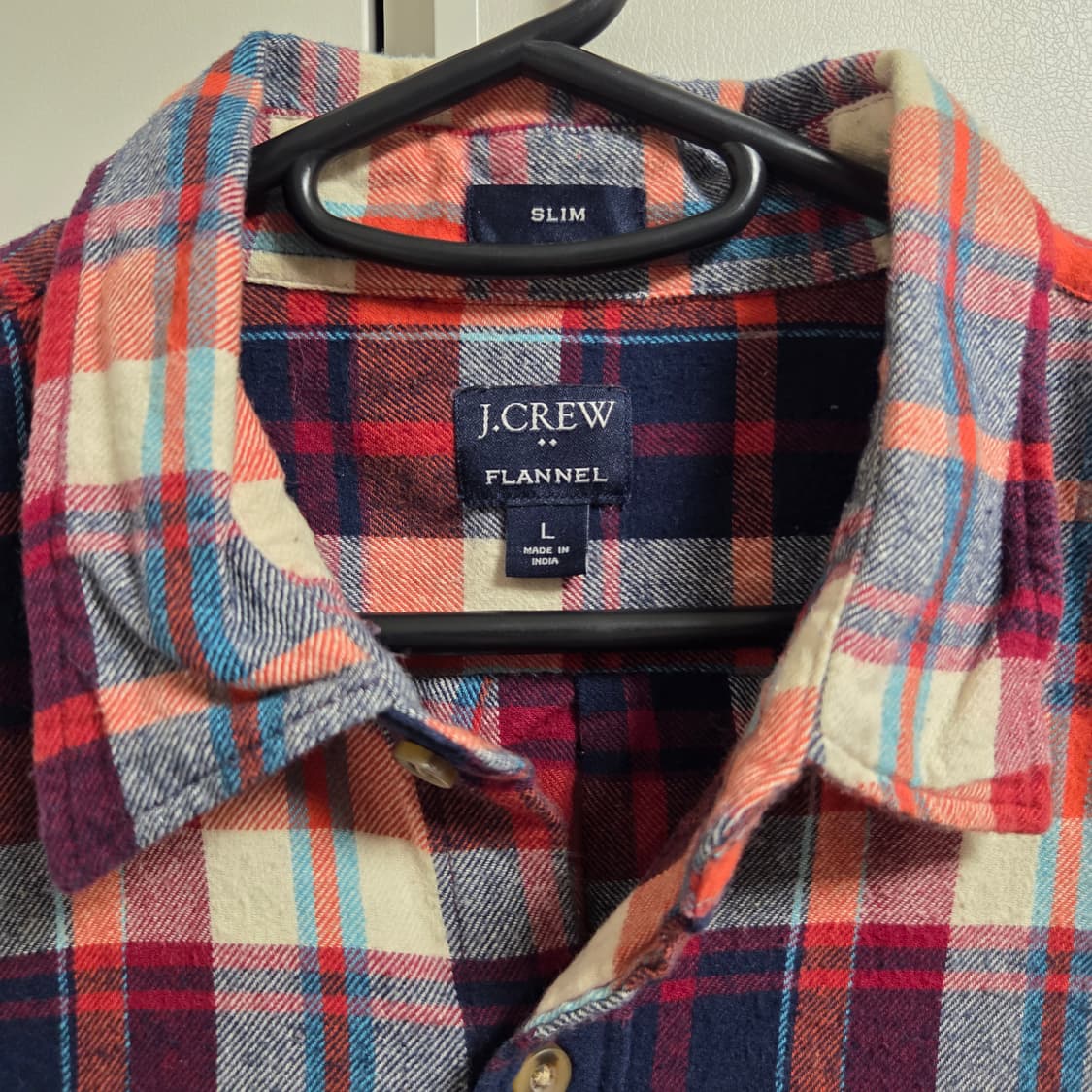 J.Crew 제이크루 플란넬 체크 셔츠 L(100) 상품이미지3