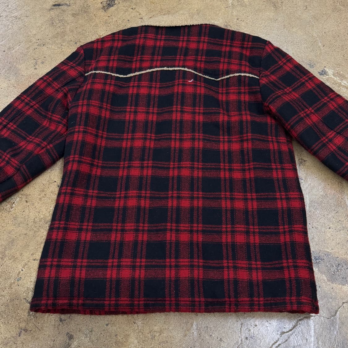 [정품/L] 리바이스 레드 체크 털 카라 자켓 b18 상품이미지4