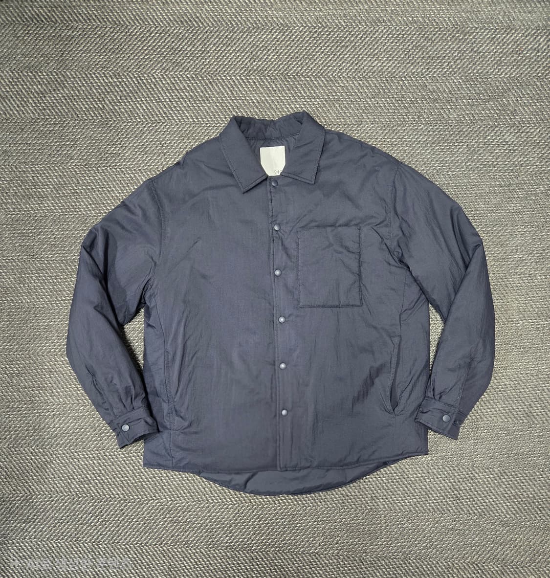 247 시리즈 프리마로프트 셔츠 점퍼 네이비 솜누비 자켓 상품이미지2