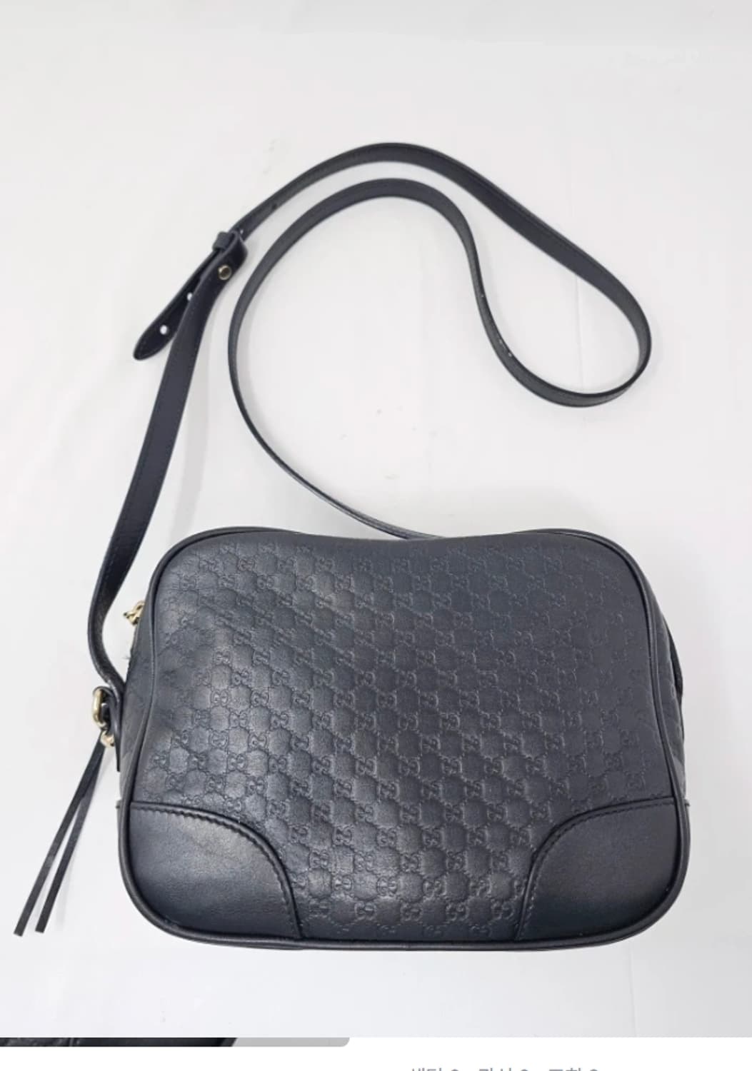 정품 구찌 마이크로시마 블랙 크로스백   상품이미지3