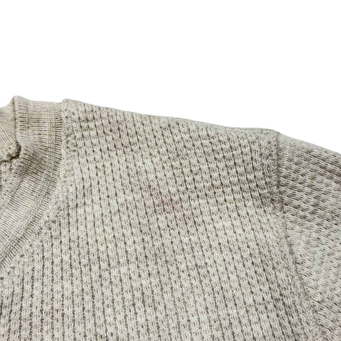 폴로 랄프로렌 우먼 딱붙핏 헨리넥 Y2K 와플 긴팔티 S 상품이미지6