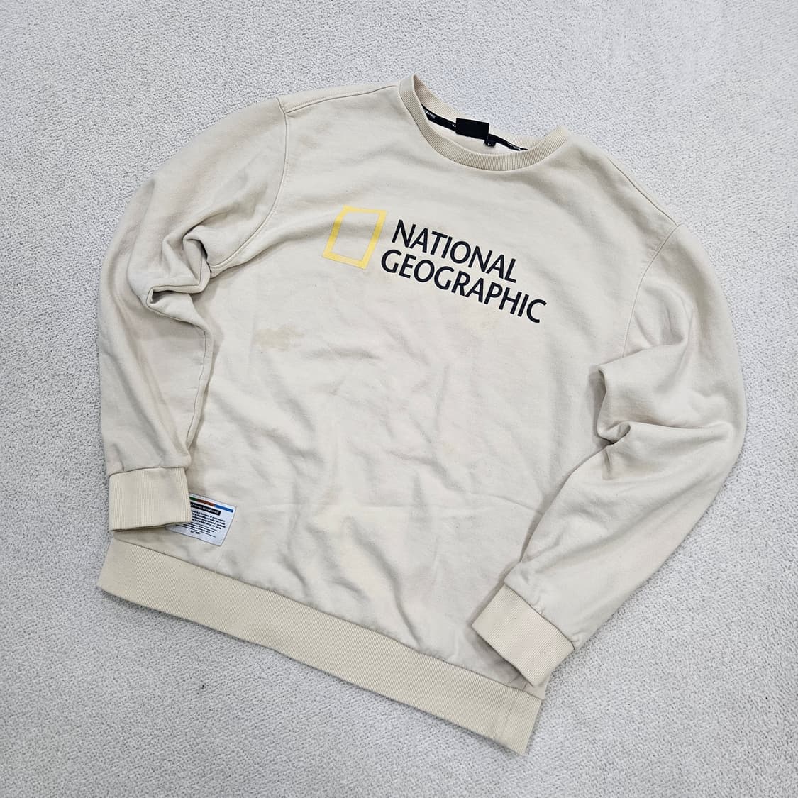 L 네셔널지오그래픽 로고 맨투맨 0316D 상품이미지1