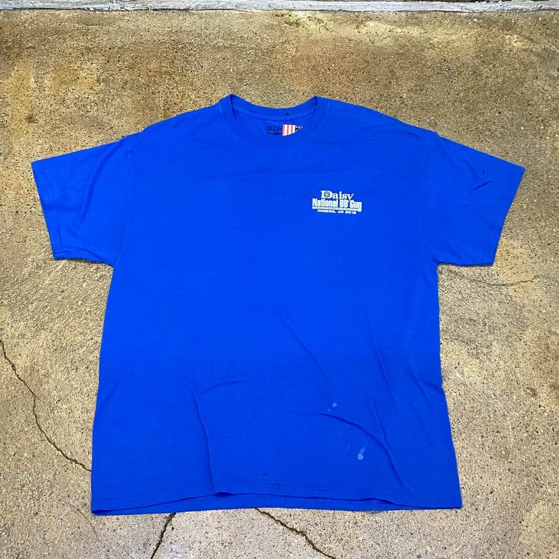 미국 빈티지 데이지499 길단 프린팅 반팔티 락티셔츠 상품이미지1