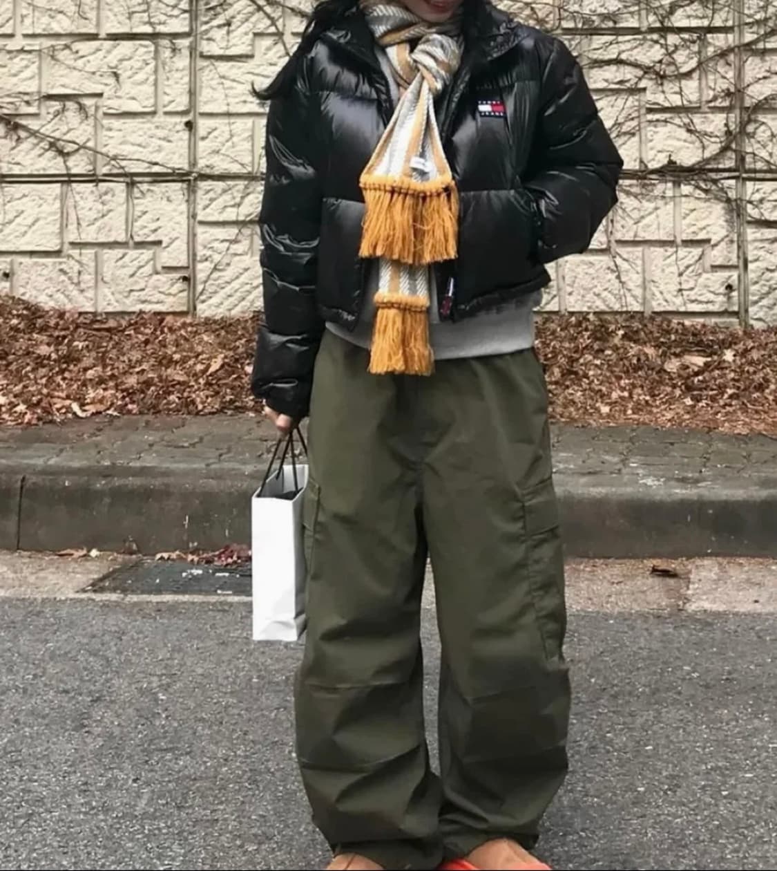 타미진스 알래스카 크롭 푸퍼 블랙 s 상품이미지2