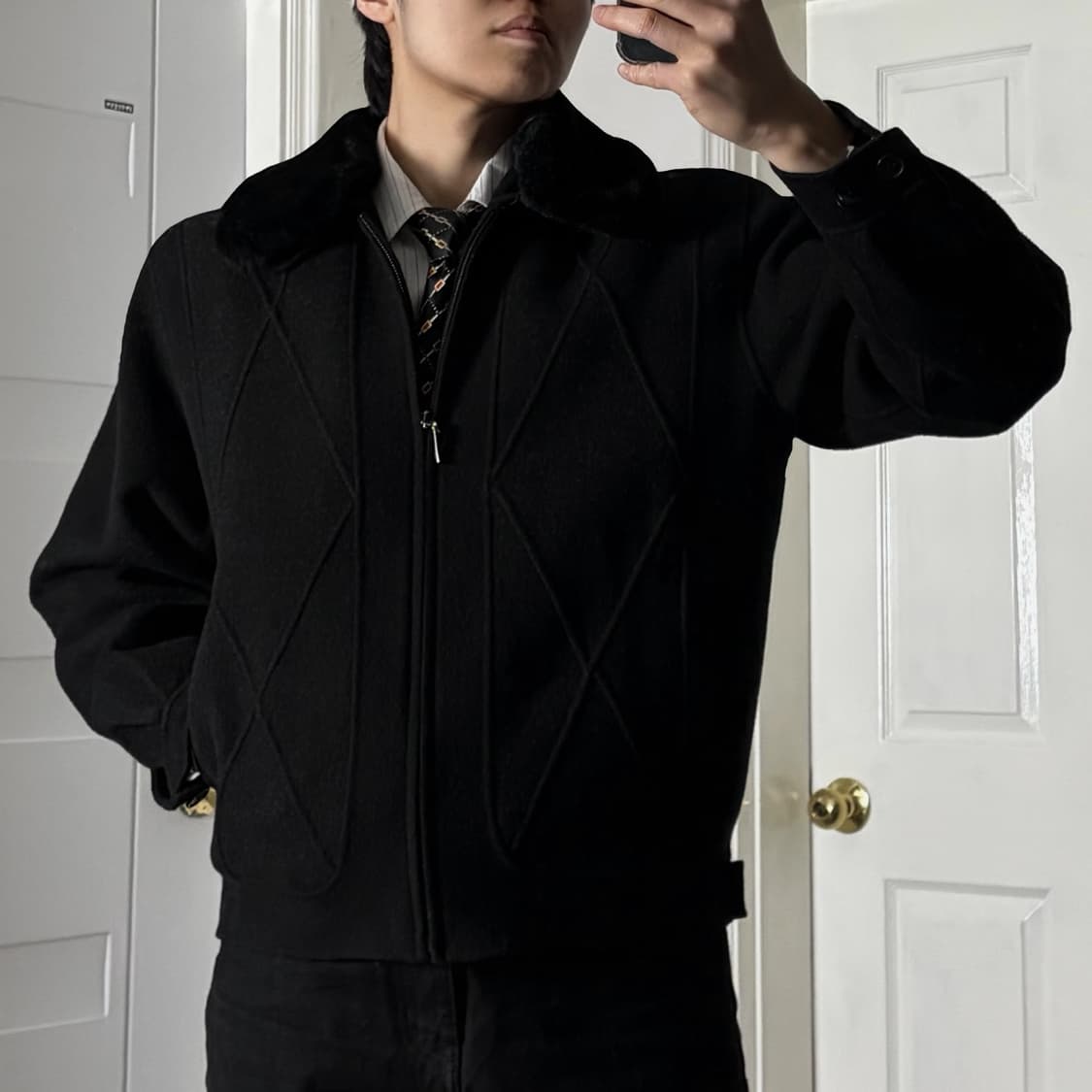 봄버자켓 퍼 칼라 상품이미지1