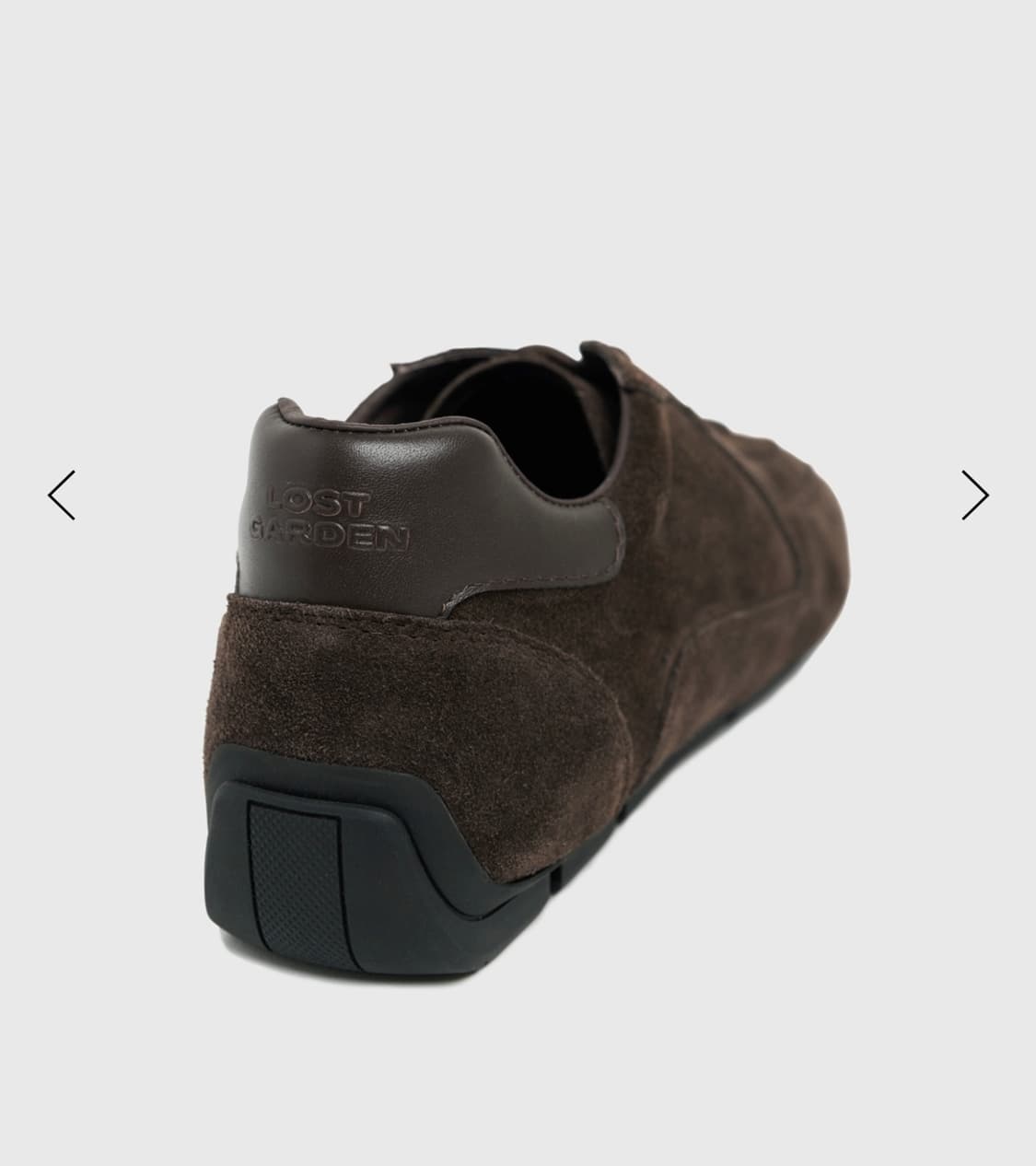 로스트가든 드라이빙 스니커즈 - 스웨이드 브라운 230 상품이미지4