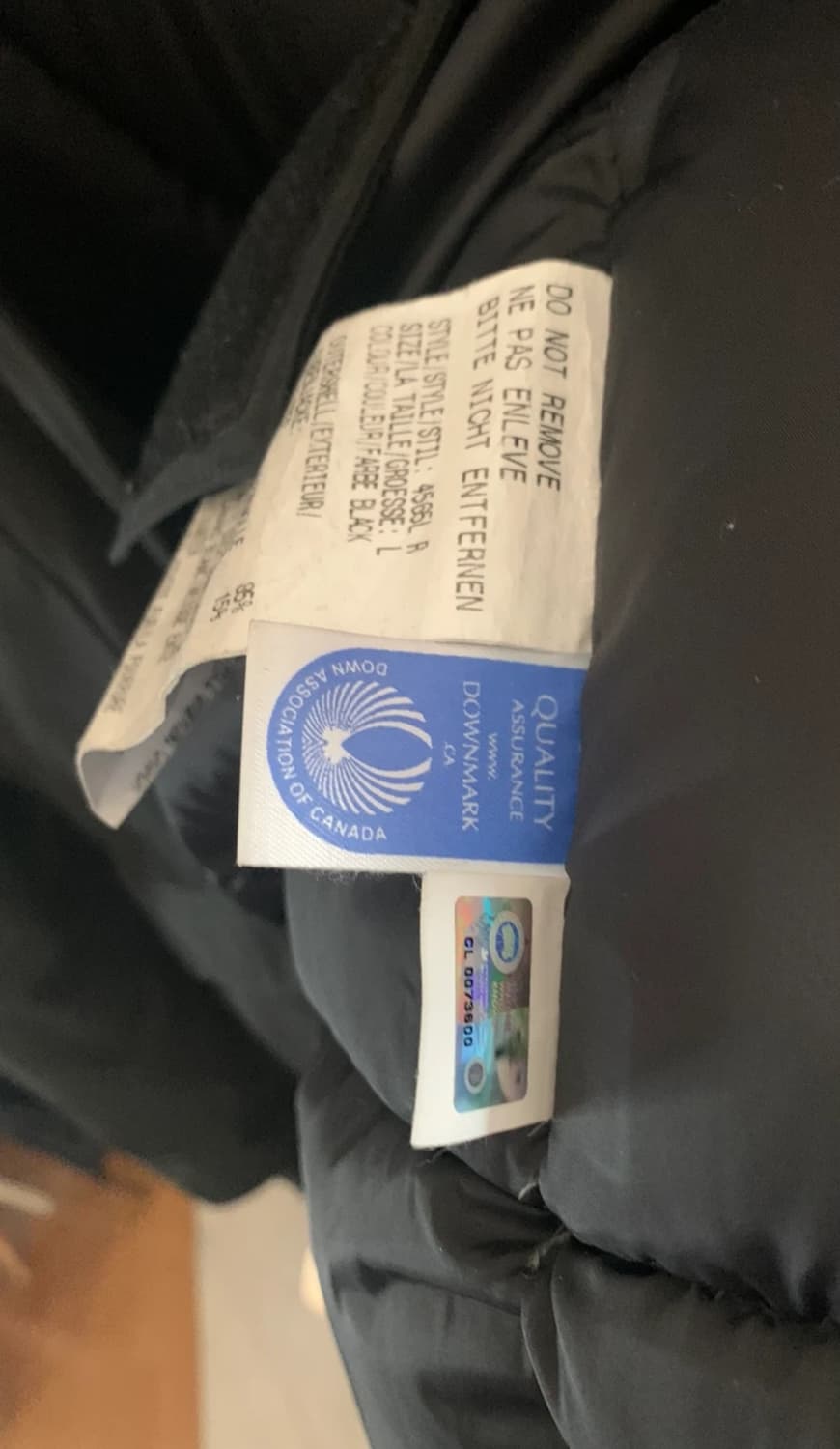 캐나다구스 익스페디션 블랙 여성 L 사이즈 상품이미지5