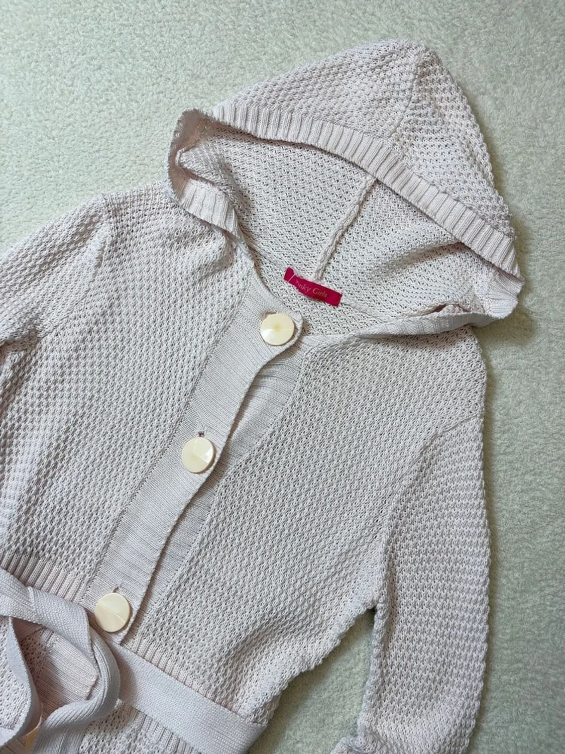 Pinky Girls 00's Y2K 재팬 모리걸 스웻가디건 pn6176 상품이미지2