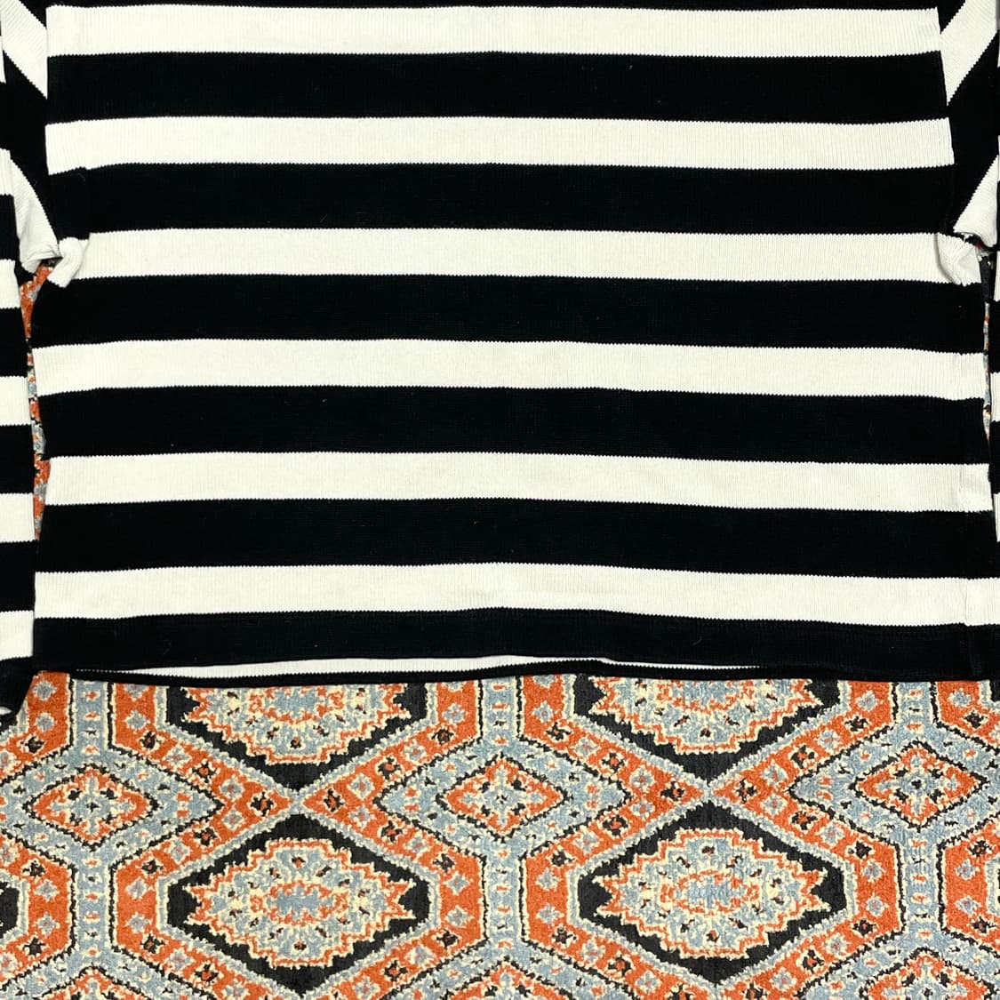 마시모두띠 단가라 크롭 코튼 니트 여성L 상품이미지3