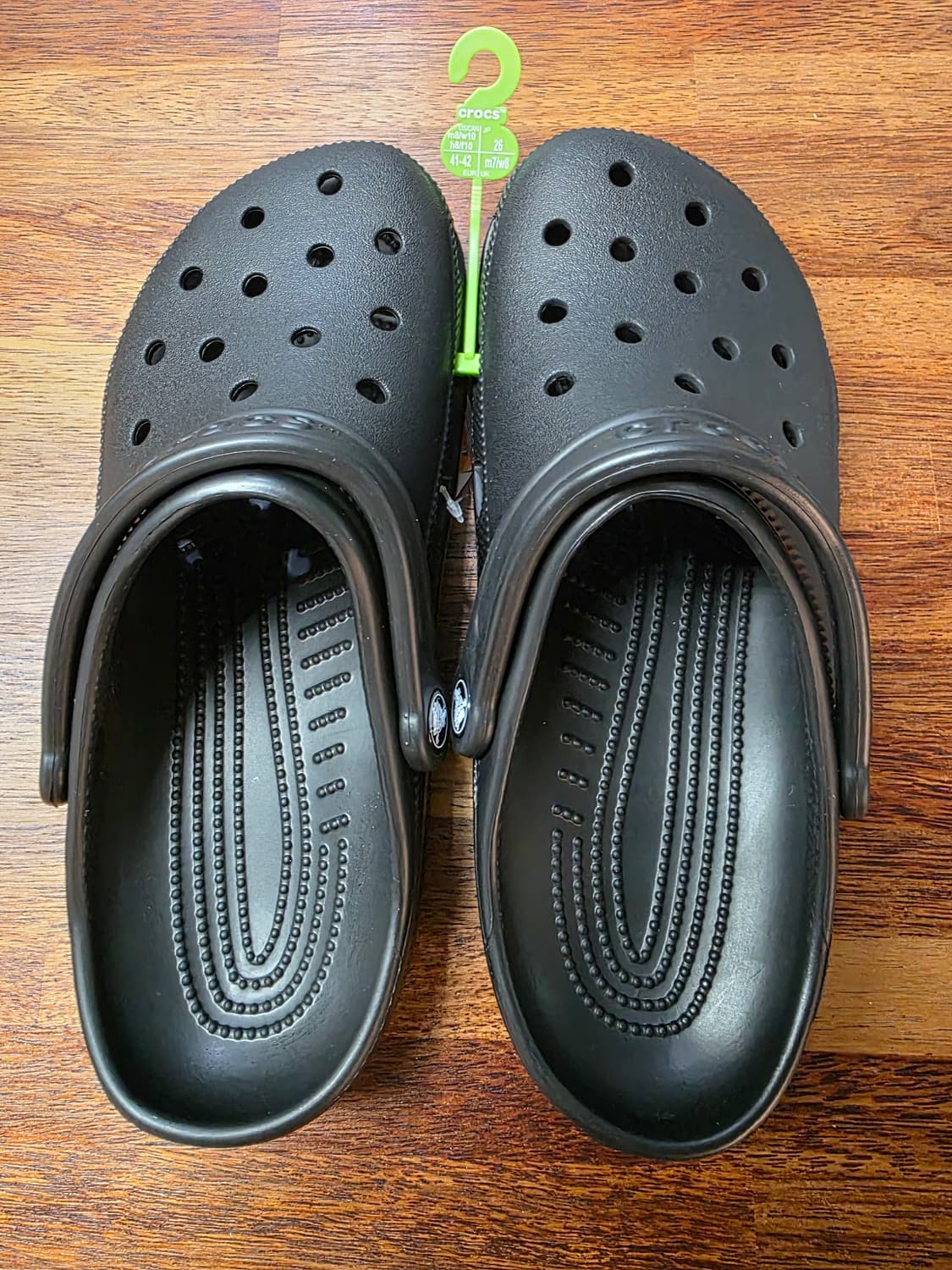 정품)크록스 클래식 클로그 10001-001  M8/W10 (265사이즈 상품이미지6