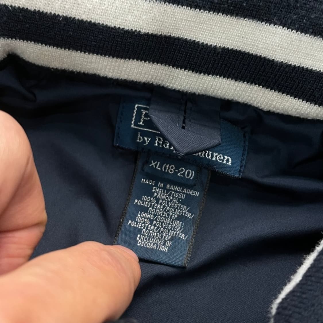 95-100 폴로 나일론 윈드브레이커 자켓  상품이미지3